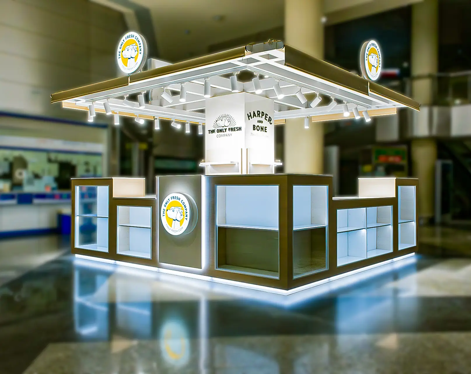 Carpintería de madera CNC para mobiliario comercial