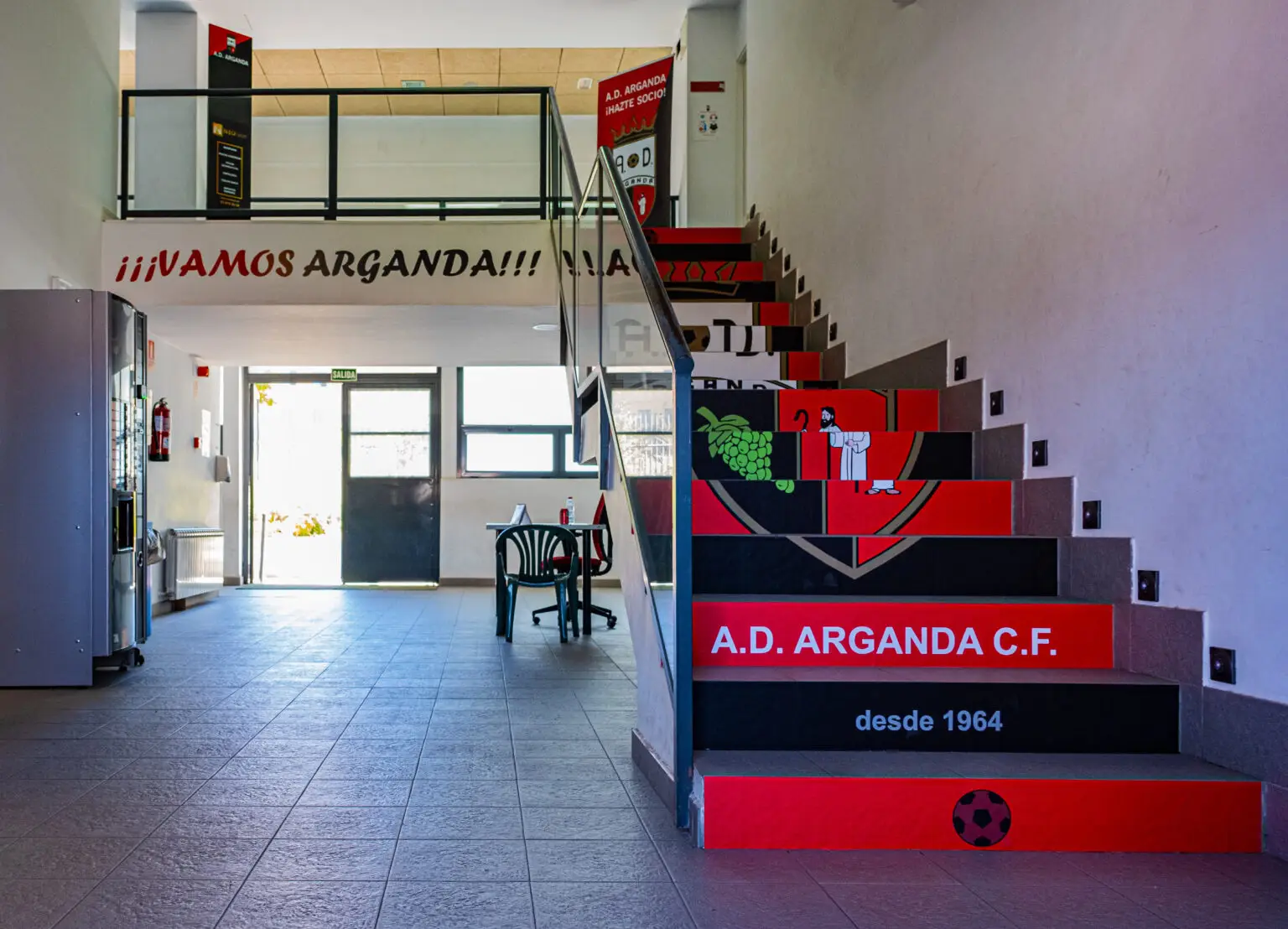 Rotulación aplicada en escaleras