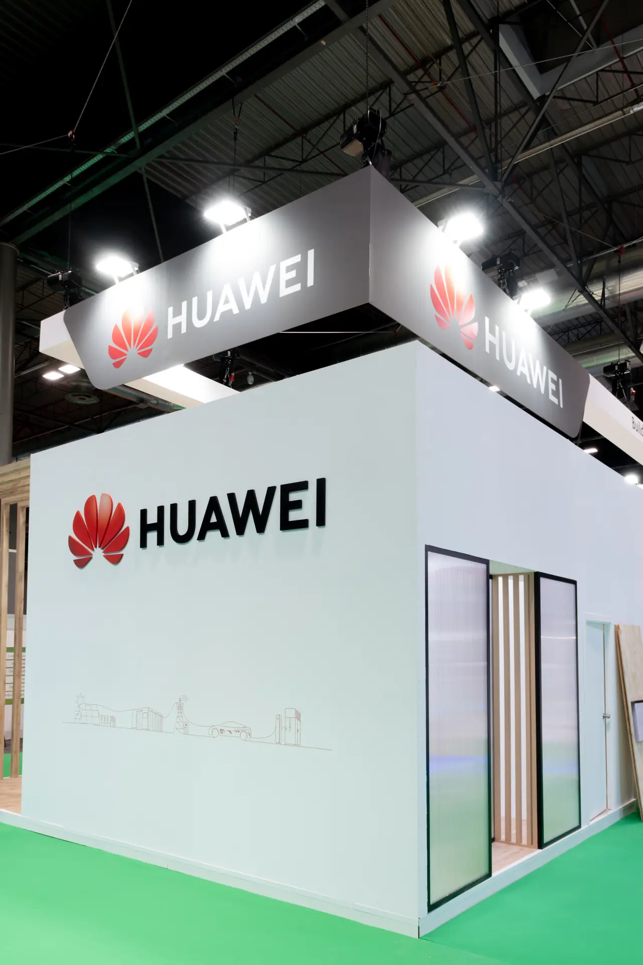 Stand de Huawei terminado en IFEMA